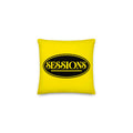 SESSIONS Logo/Band Pillow Yellow