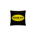 SESSIONS Logo Pillow Black