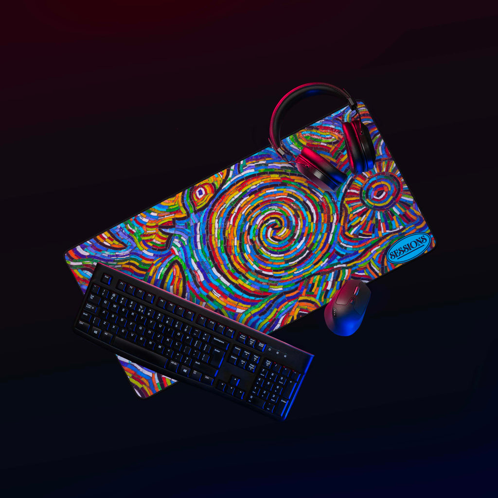 Jazz Tile Desk Mat