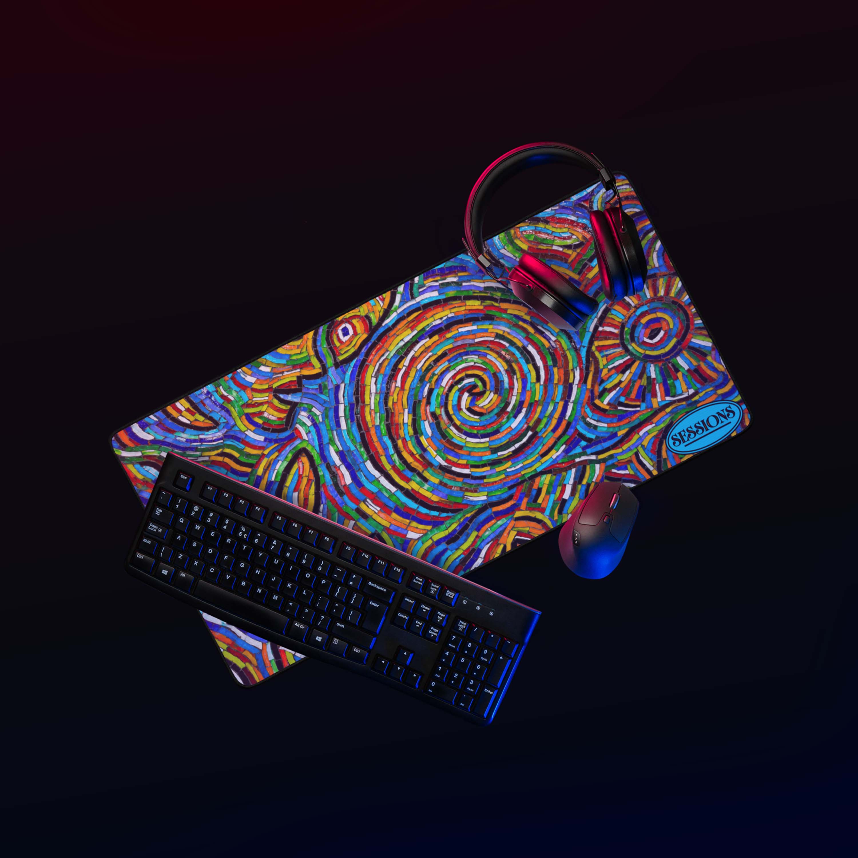 Jazz Tile Desk Mat
