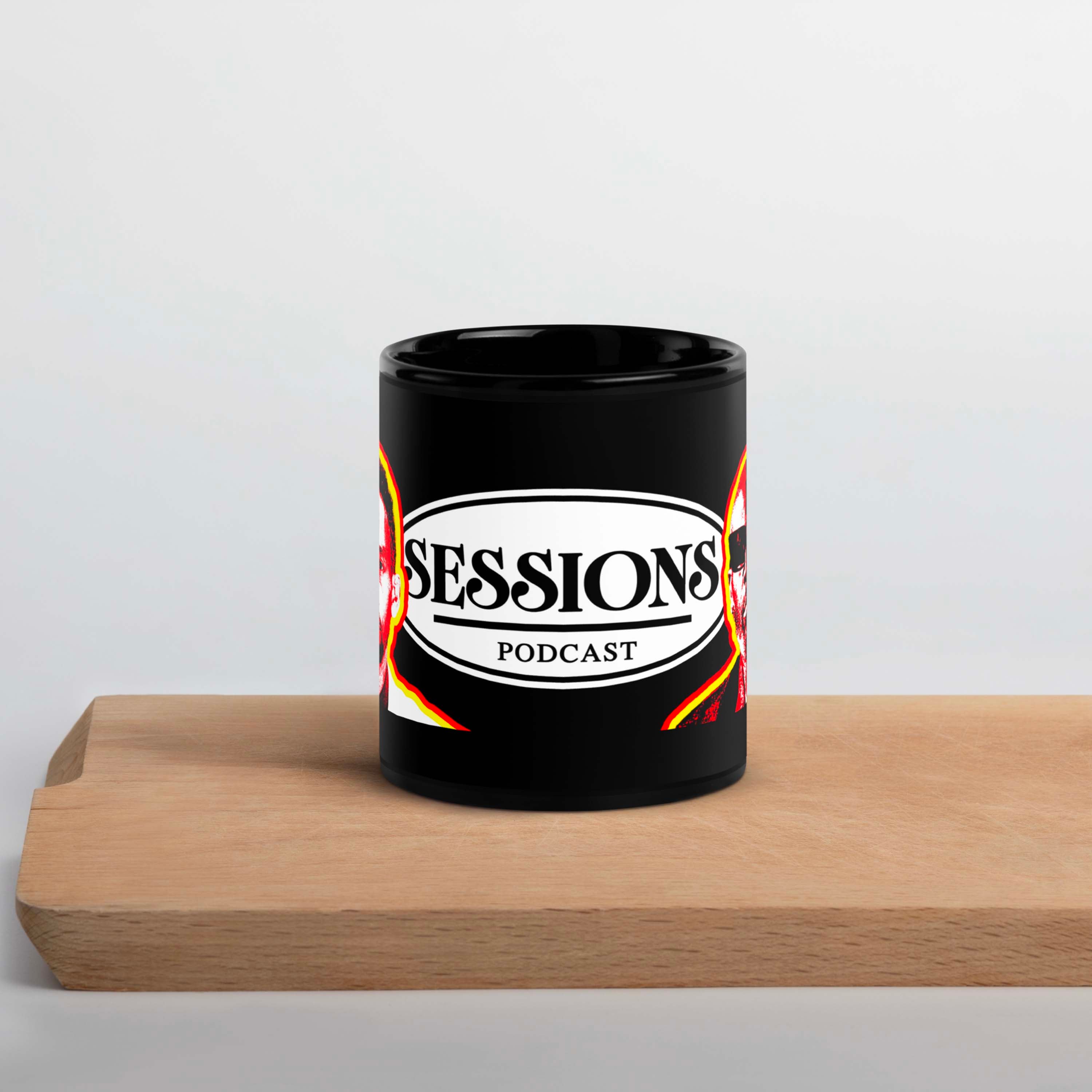 SESSIONS Podcast Cover Mug
