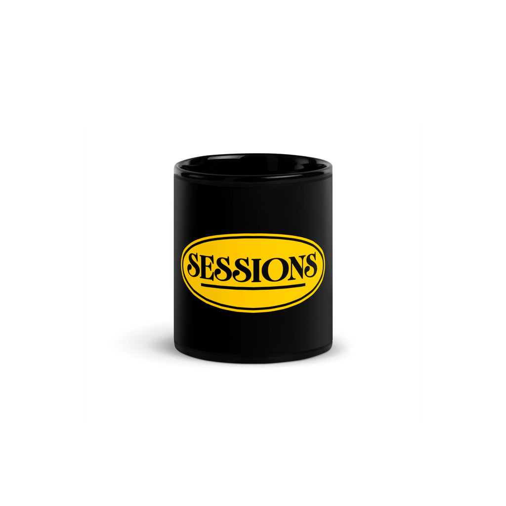 Black SESSIONS Logo Mug