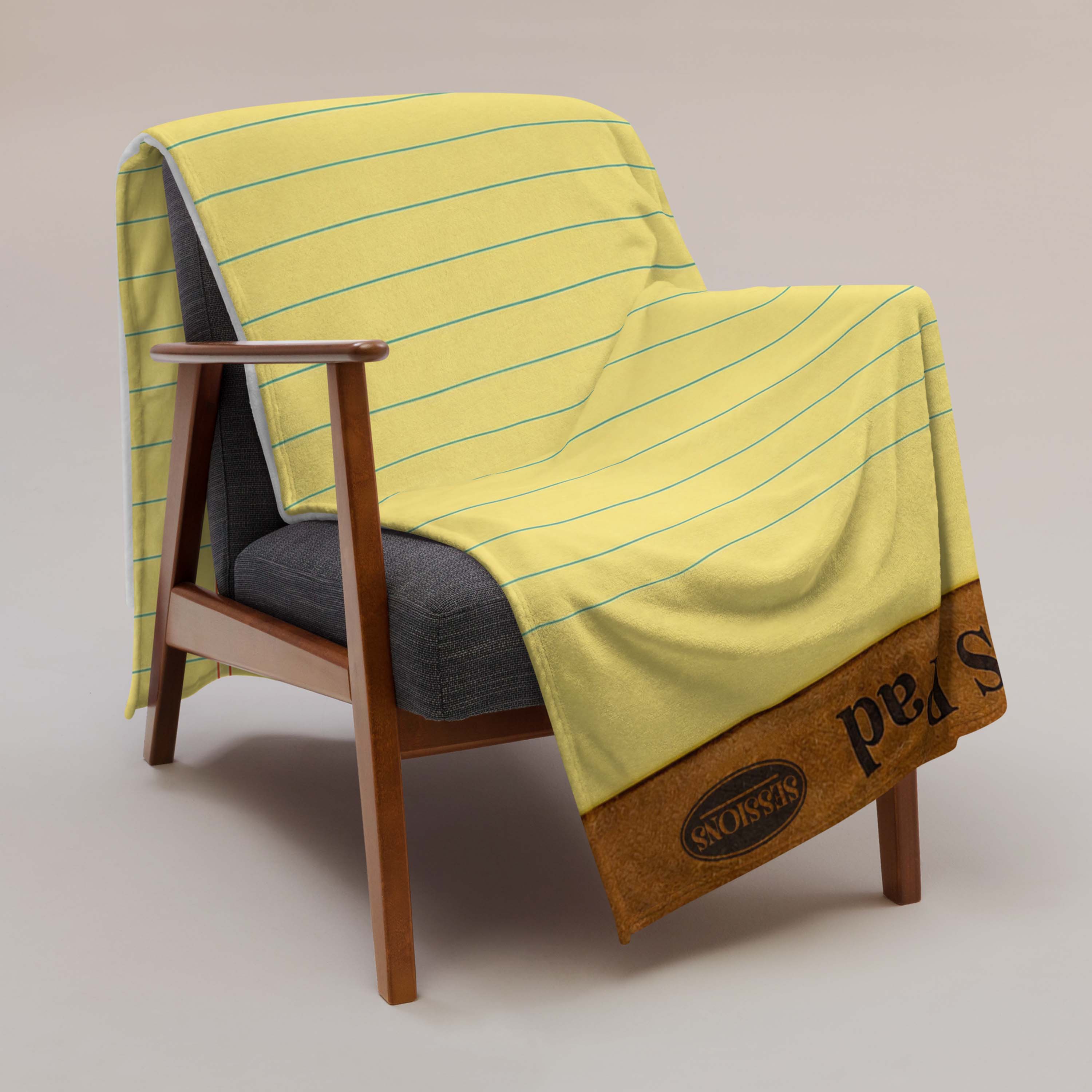 Note Pad Throw Blanket