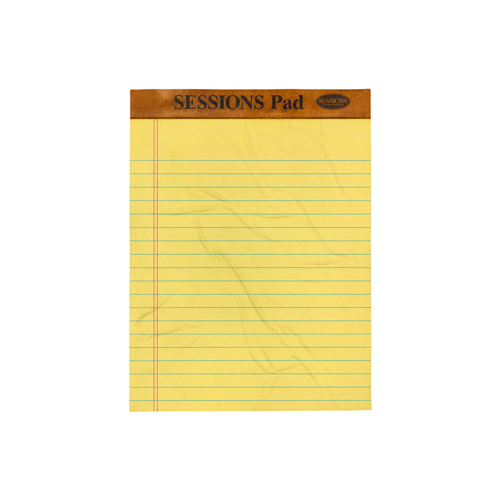 Note Pad Throw Blanket