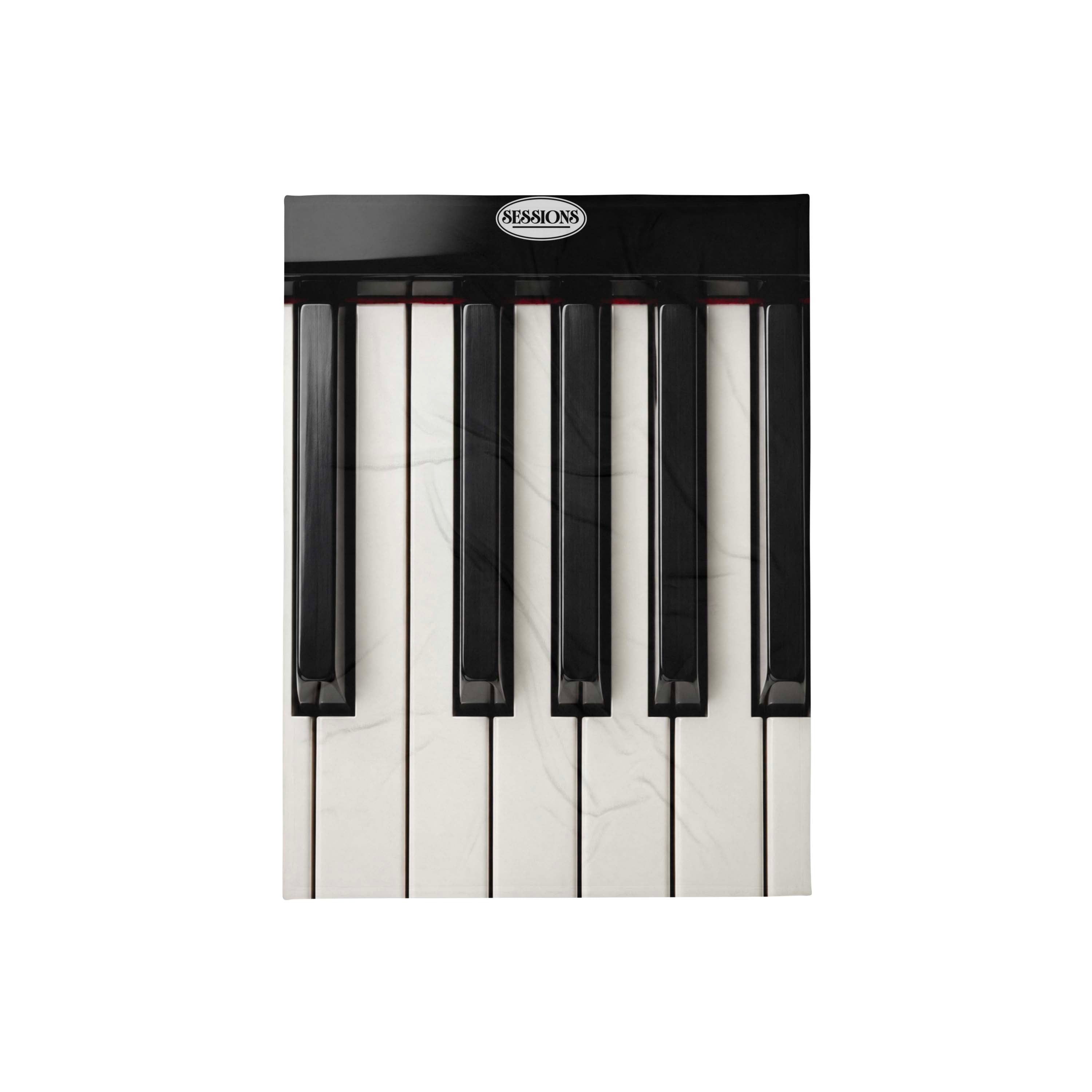 Piano Keys Throw Blanket